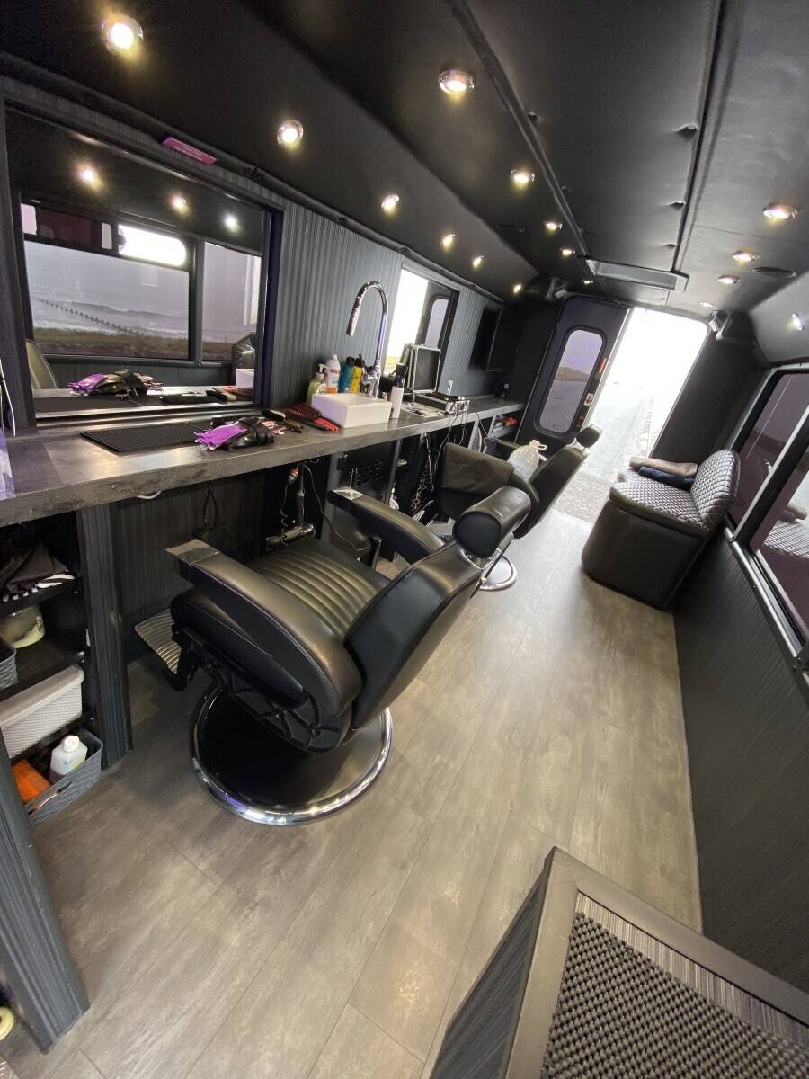 Mobile Barbershop - Mini Bus Conversion Photo 6