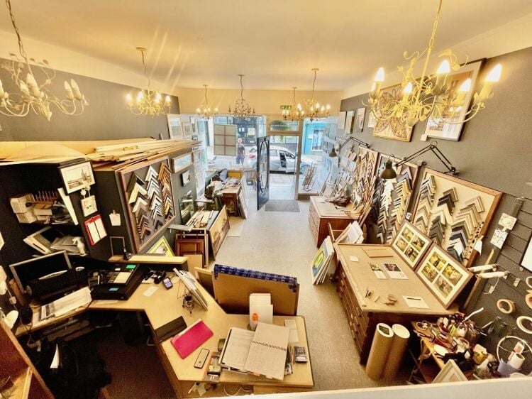 Leasehold Pictures & Framing Business Located In Helston
