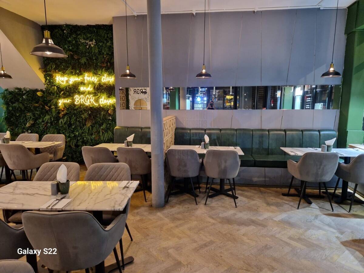 Gourmet burger restaurant near Kings Cross London