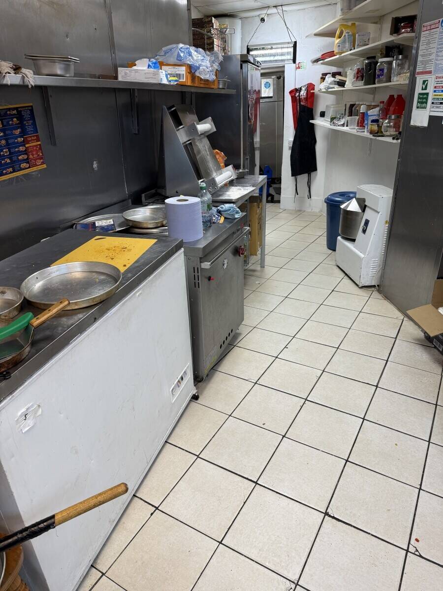 Fast food takeaway for sale in Wigan with Flat upstairs