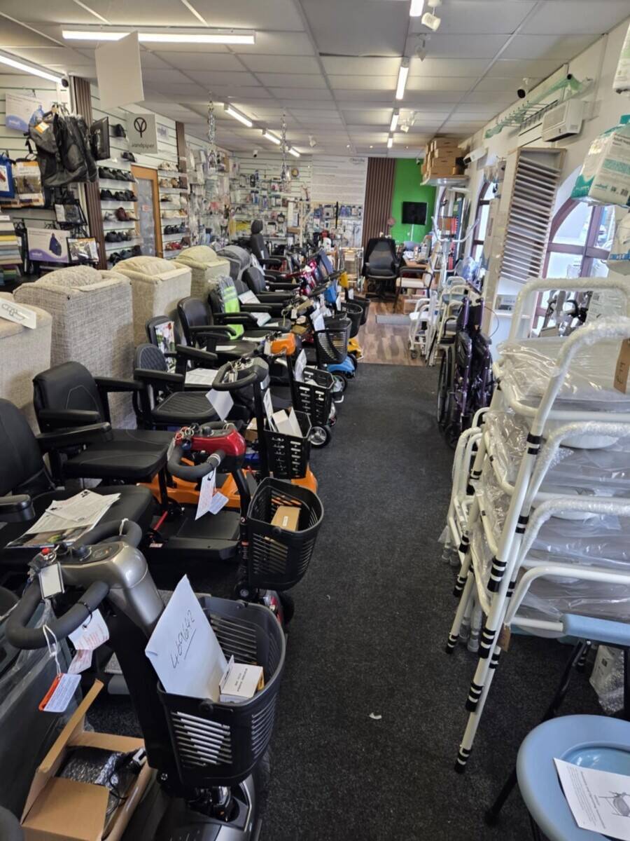 Two well-established mobility shops for sale in Wales