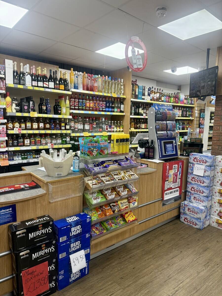 Busy off licence shop for sale