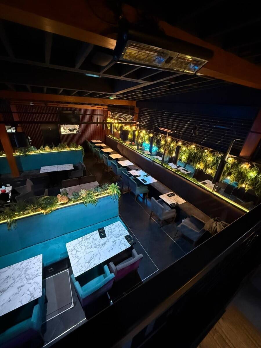 American smoke house and pan Asian restaurant / shisha lounge in turnpike lane