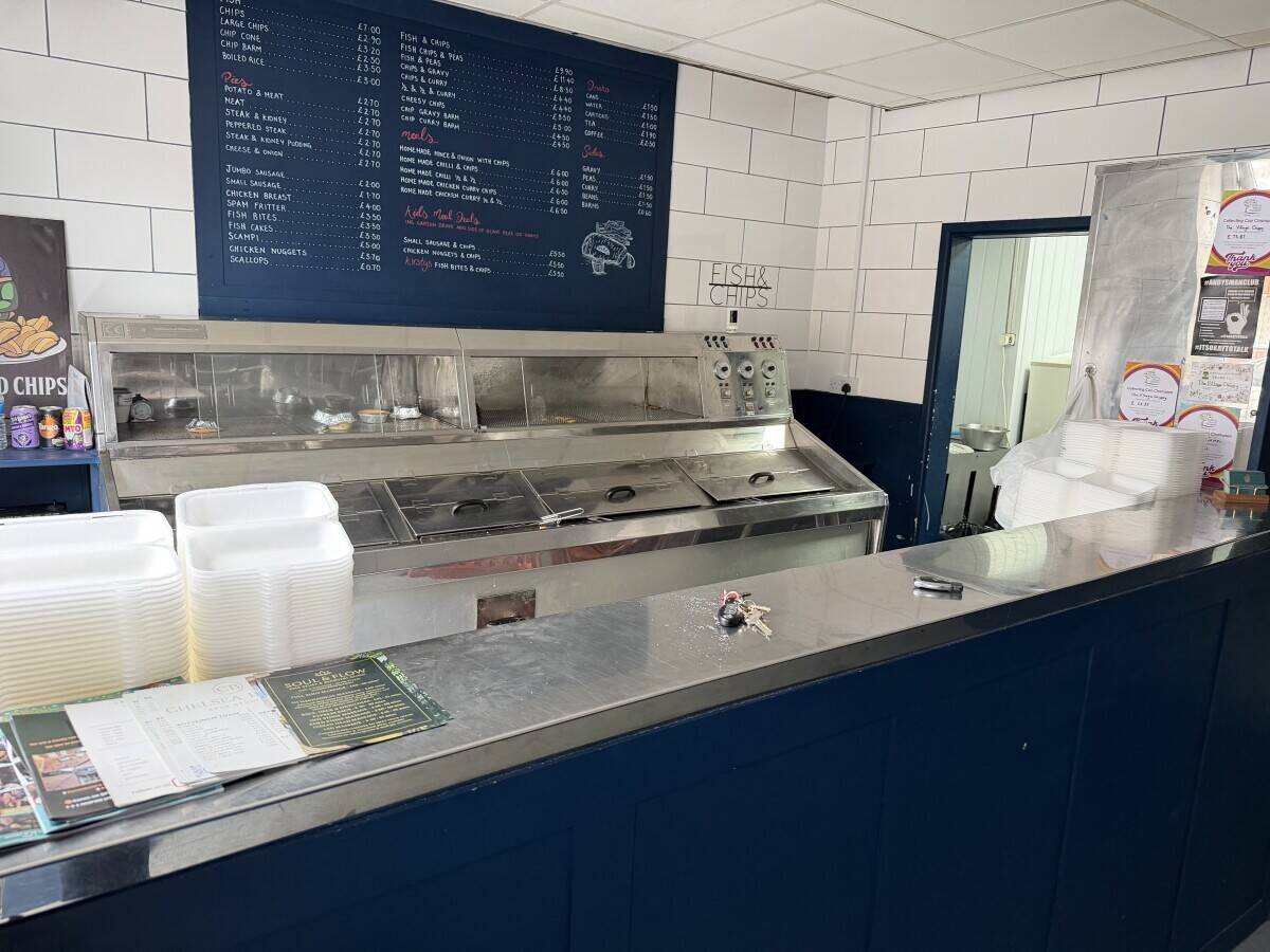 Village Fish & Chips with rented flat above the shop for sale in Hyde, Manchester Photo 6