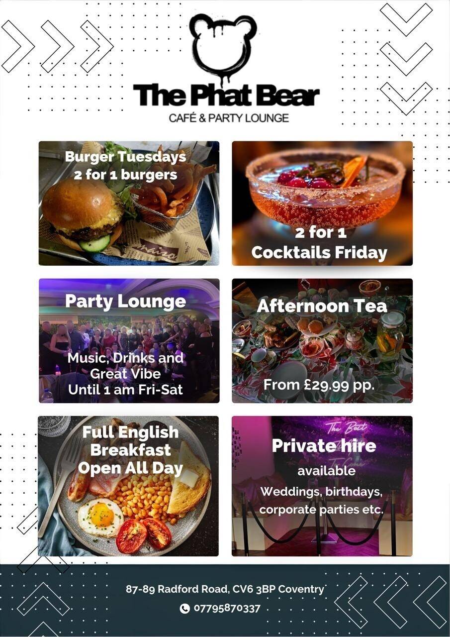 Busy Restaurant and Party Lounge in Coventry