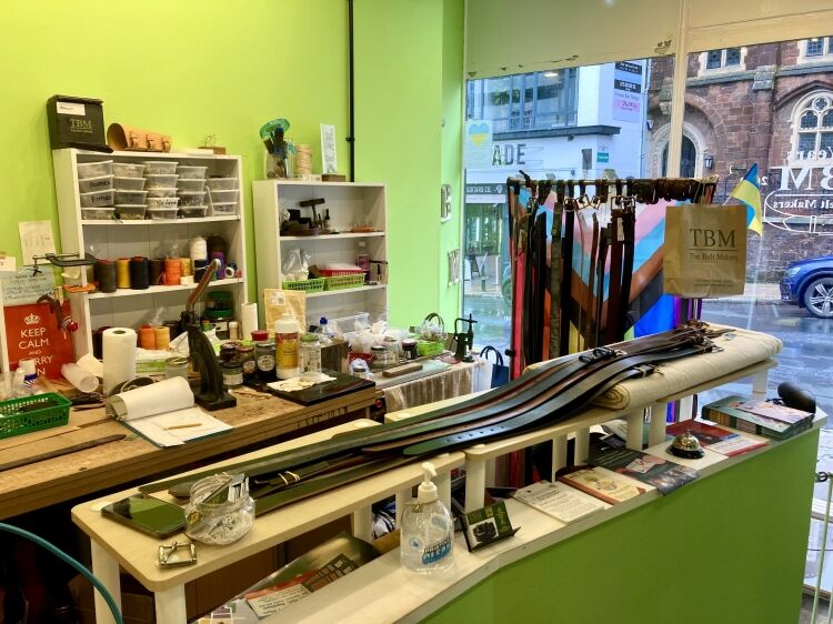 PRESTIGIOUS LEATHER BELT MANUFACTURING BUSINESS with ASSOCIATED LEATHER GOODS RETAIL OUTLET