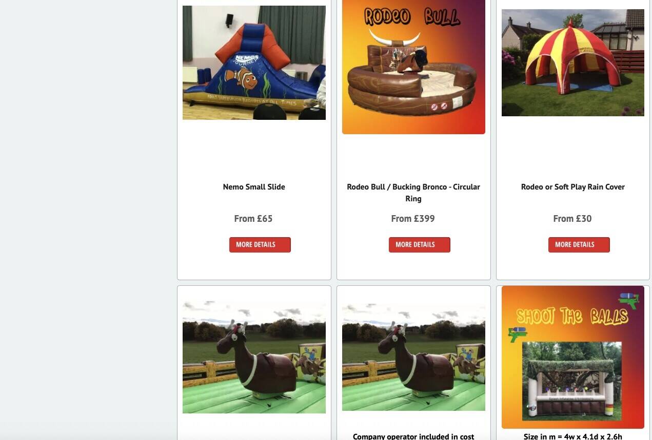 Large Established Glasgow Inflatable Event Hire Company