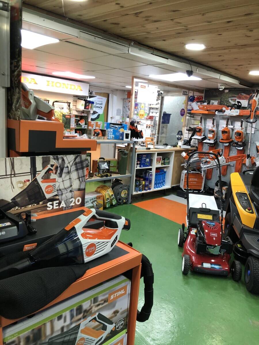 Very Well-known, Local Independent Garden Machinery Business