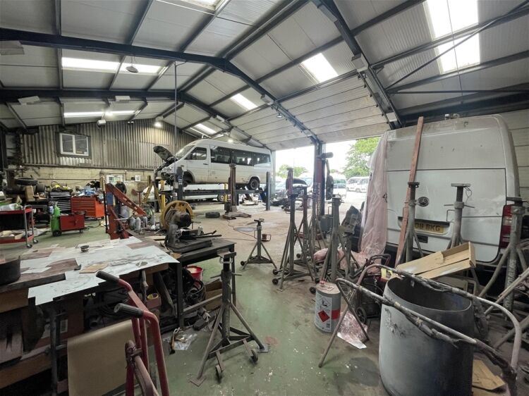 Under Offer: Roadside Commercial Site with Forecourt & Large Workshops For Sale in Winkleigh Photo 6