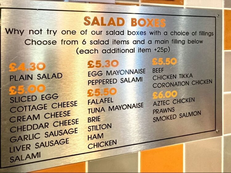 SANDWICH BAR/FOOD TO GO