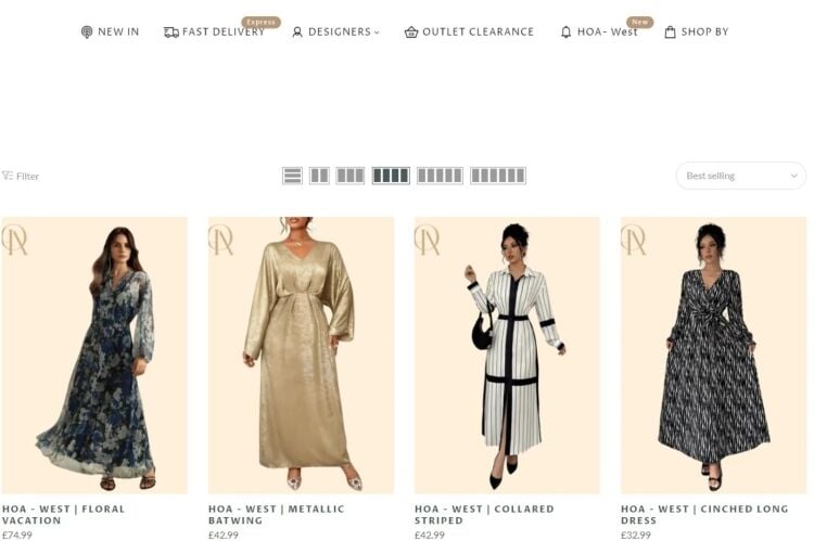 Relocatable Online Fashion Retailer