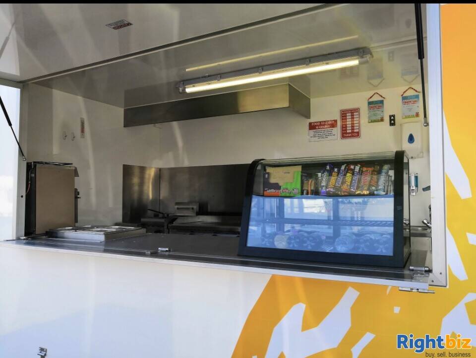 Freehold catering trailer & pitch for sale in Preston farm industrial estate, Stockton on tees.