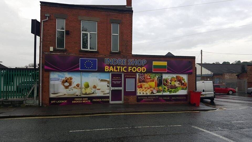 European food store off licensing