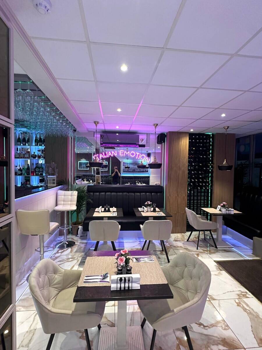 Mix of seafood &Italian food and Mediterranean flavours