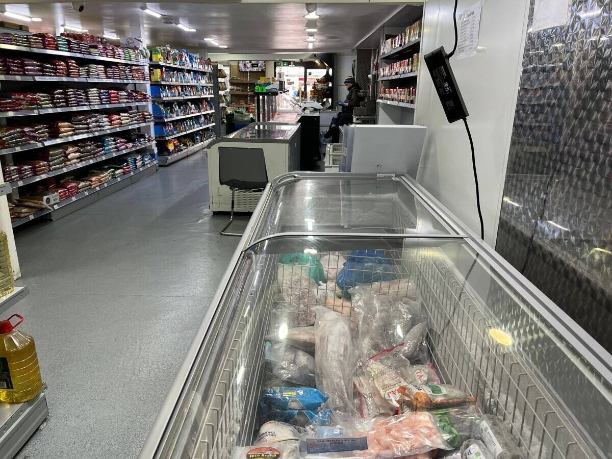 Super market with two bedroom flat