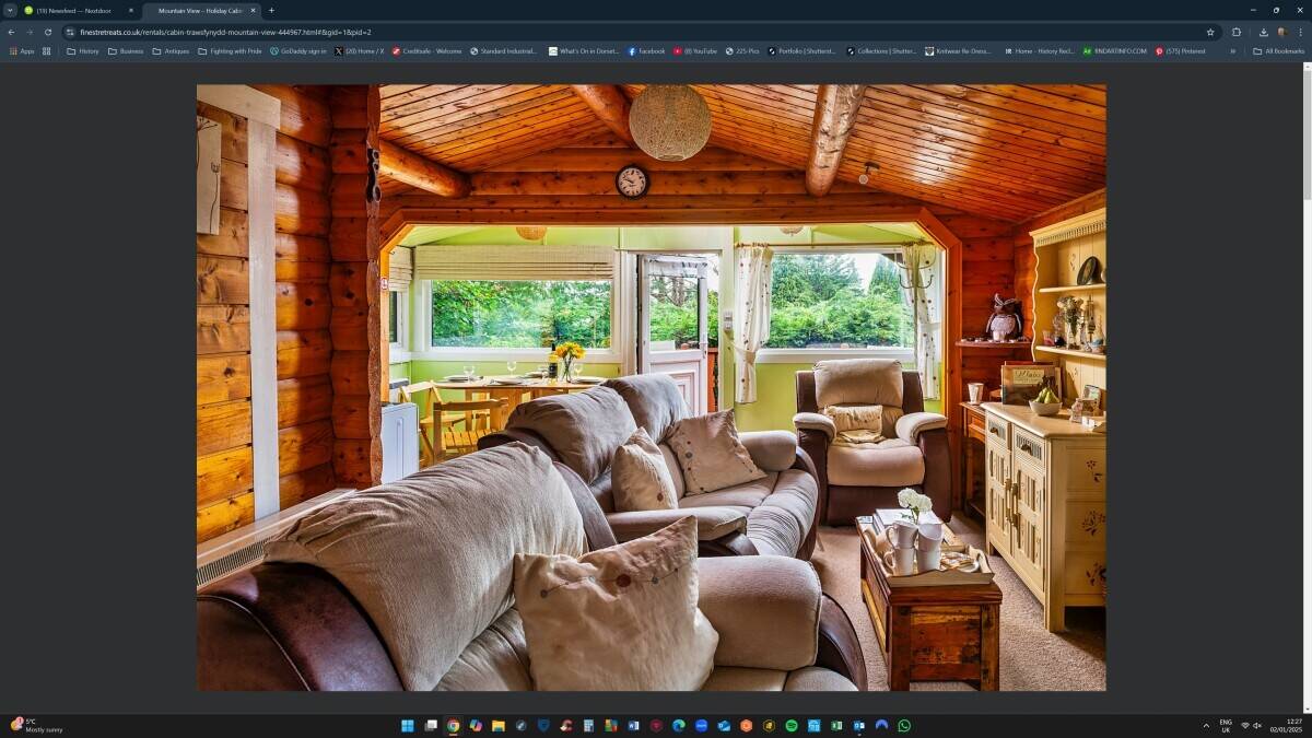 Long-term Holiday Chalet Rental and Lifestyle business in Rhinog Mountains Snowdonia for sale