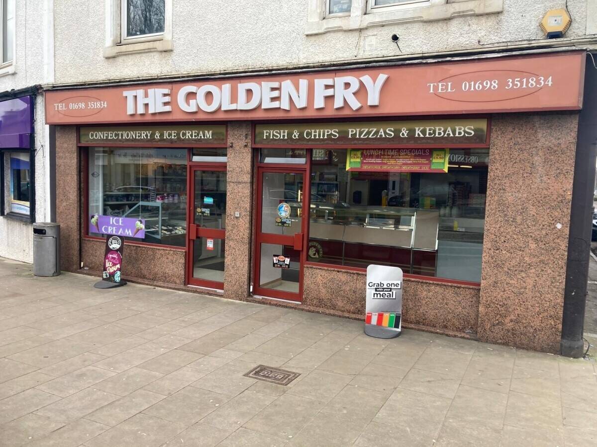 Busy Fish & Chip Shop Takeaway Wishaw Glasgow - Leasehold For Sale - £POA The Golden Fry