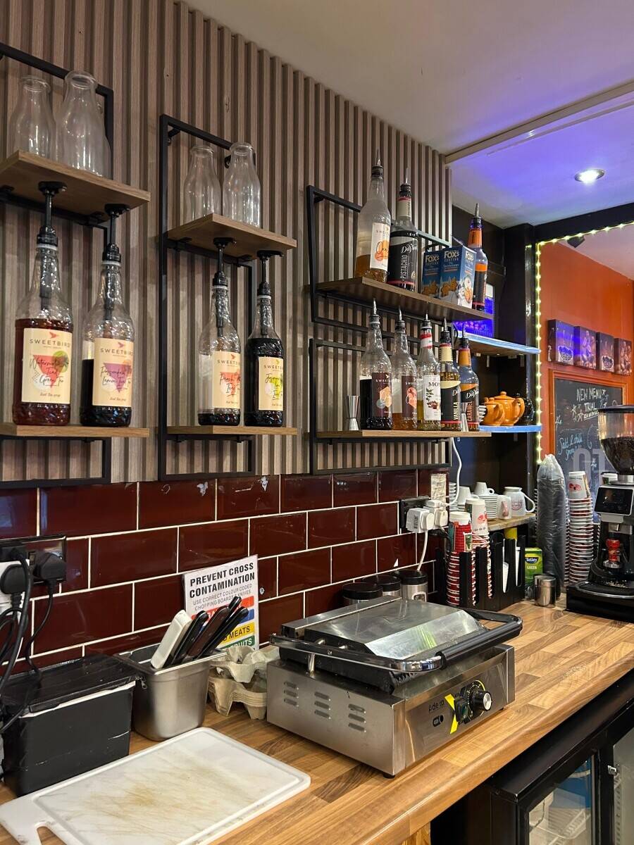 Large Sit-in Cafe in Wishaw Leasehold for Sale £25k - CLASS 3 CONSENT - High Potential-  Orange Bean