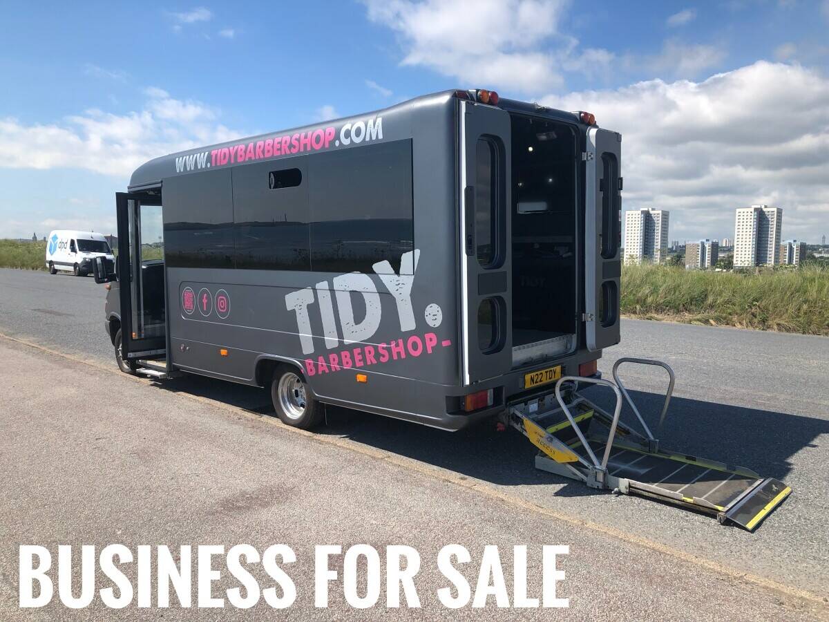 Mobile Barbershop - Mini Bus Conversion