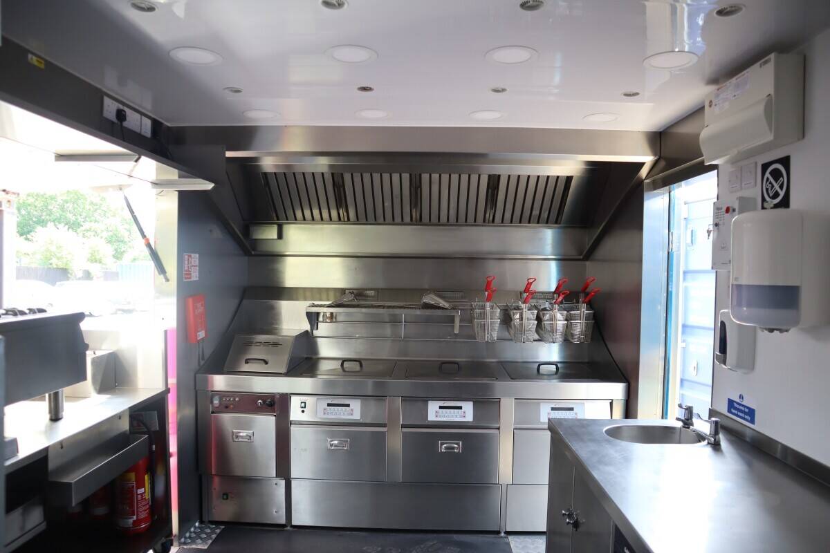 Fish & Chips business converted shipping container for sale&nbsp;