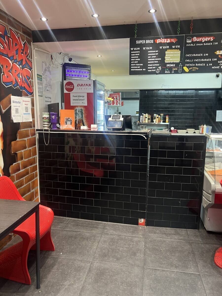 Pizza burger and kebab shop