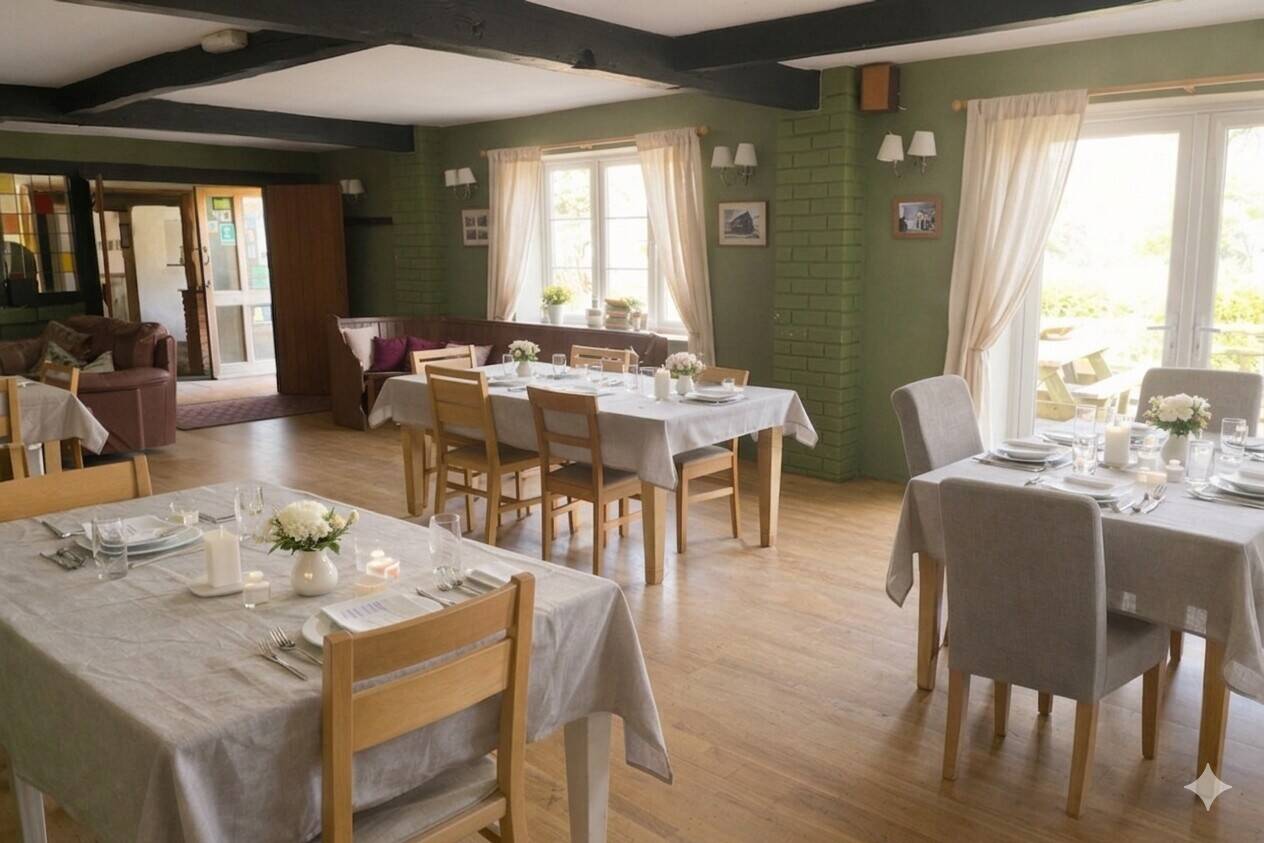 HEREFORDSHIRE - ON THE EDGE OF THE MALVERN HILLS - VILLAGE FREEHOUSE