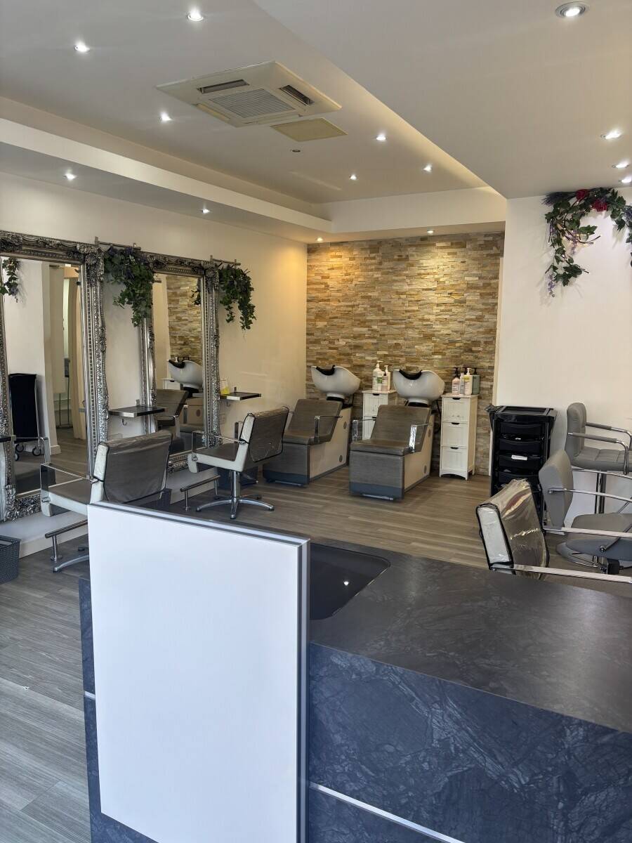 Luxe Hair & Makeup Salon Uddingston Main Street - Business For Sale 30k - Long Lease Available