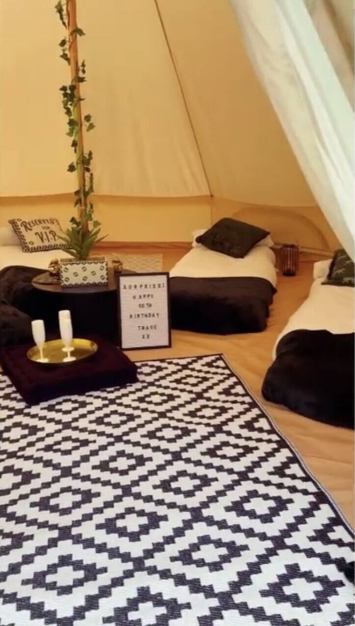 Teepee sleepover business