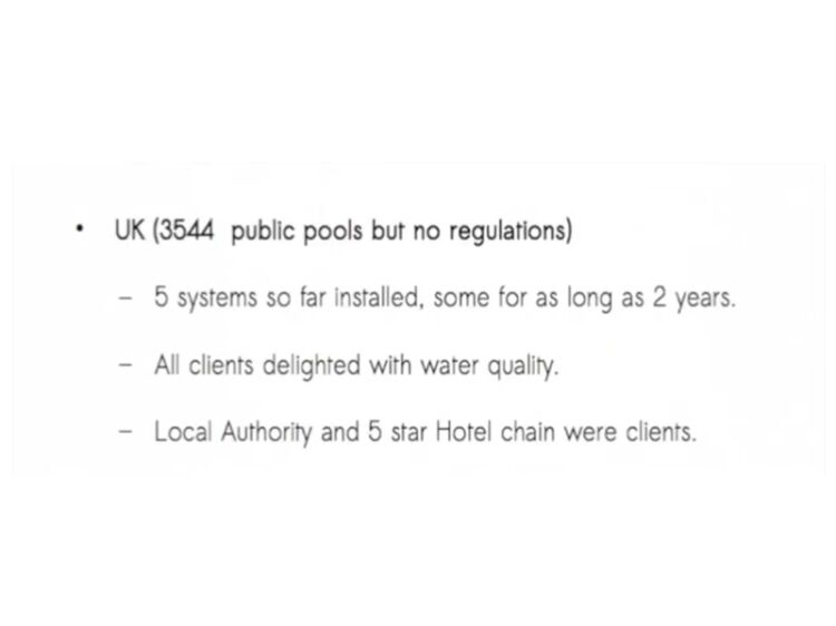 Ground-Breaking Chemical-Free Pool System – Asset Sale