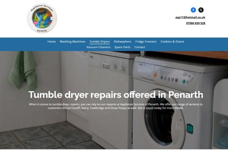 Relocatable Domestic Appliance Repairs Business