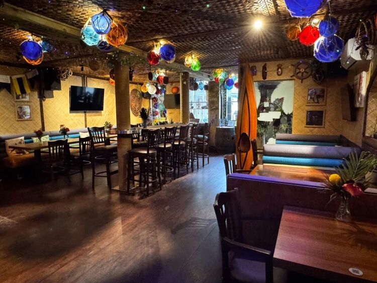 Tiki Bar & Darts Den for sale in Glasgow City Centre with cocktails, Thai cuisine, and darts.