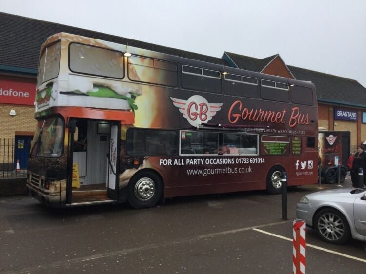 American Styled Diner Double Decker Bus Photo 8