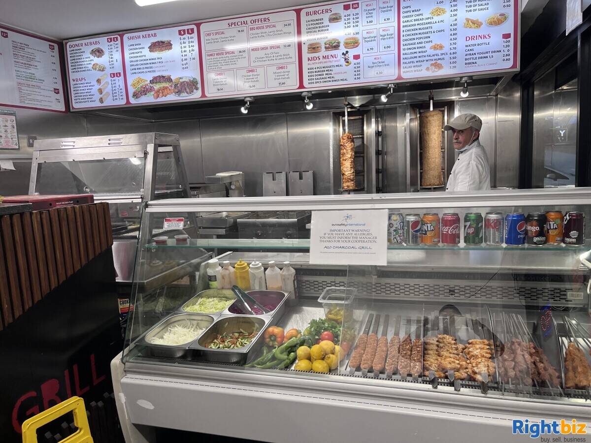 Takeaway kebab, pizza, chicken shop. Enfield. London.