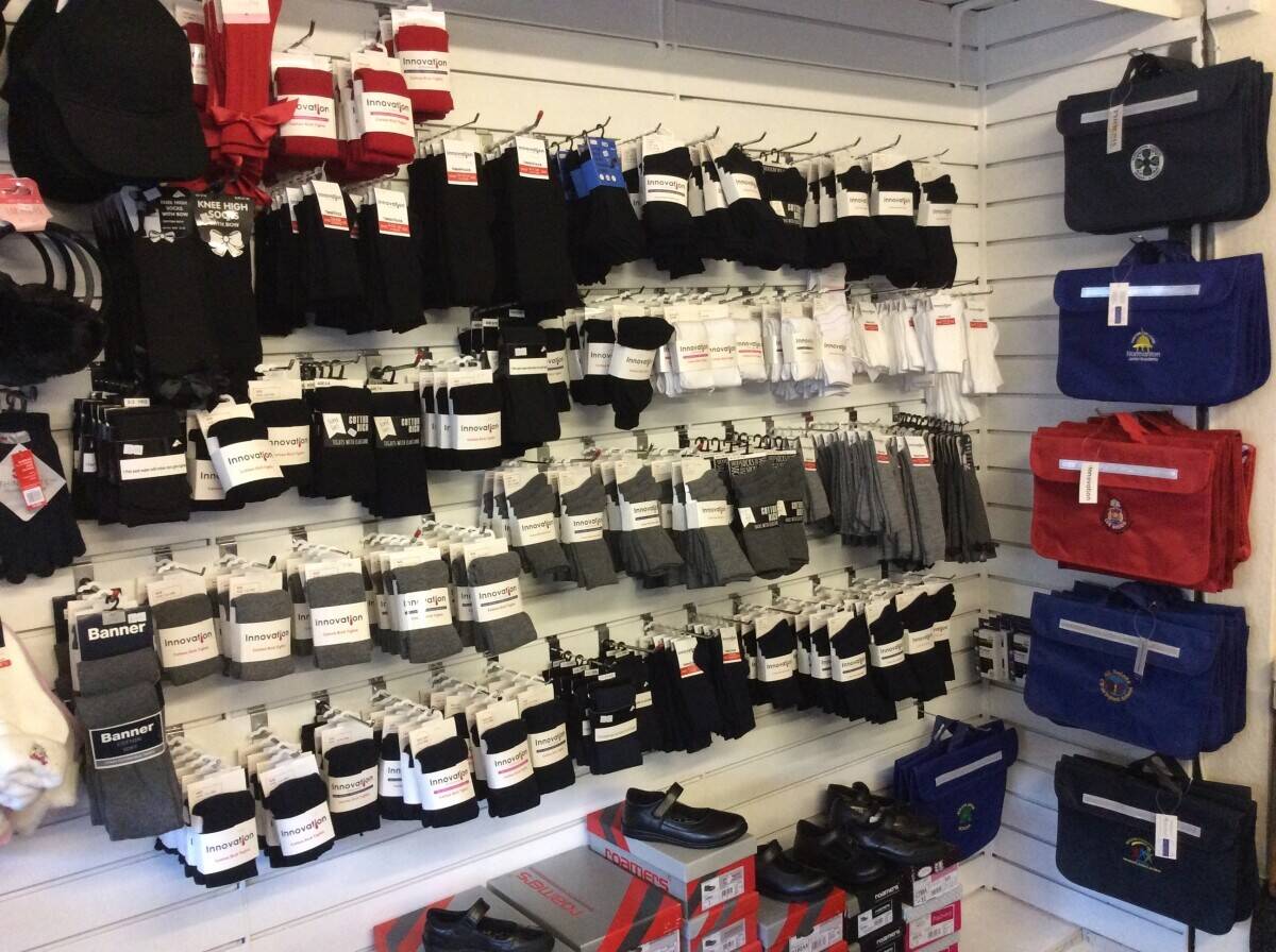 A well established School Uniform and Retail Shop Trading for Over 40 Years.