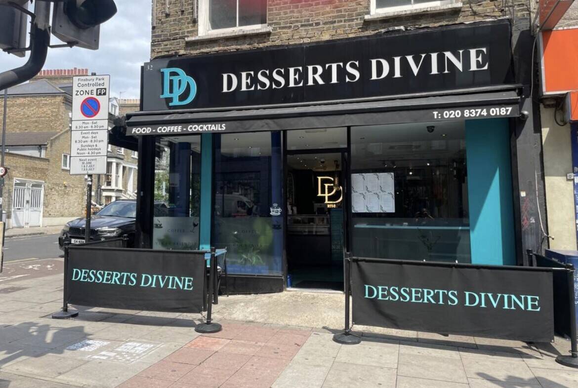 TRENDY CAFE AND DESSERT PLACE TO RENT IN BUSY AREA OF FINSBURY PARK