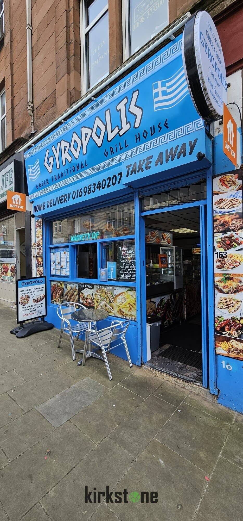 Established Greek takeaway business for sale in Wishaw town centre including fixtures and fittings