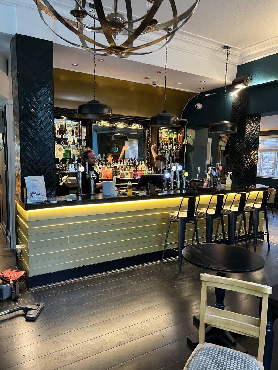 Small trendy bar, enfield North London