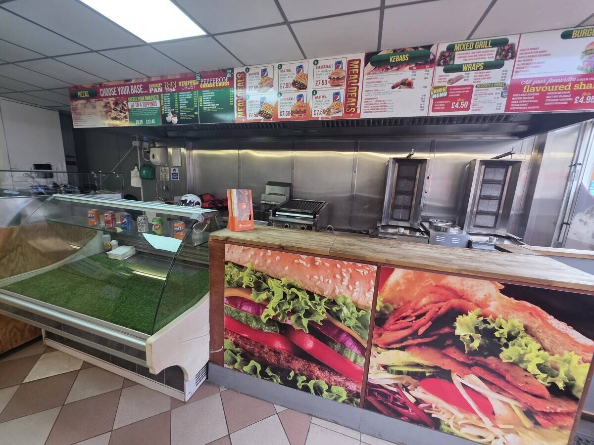 Pizza shop for sale in Portsmouth, Hampshire.