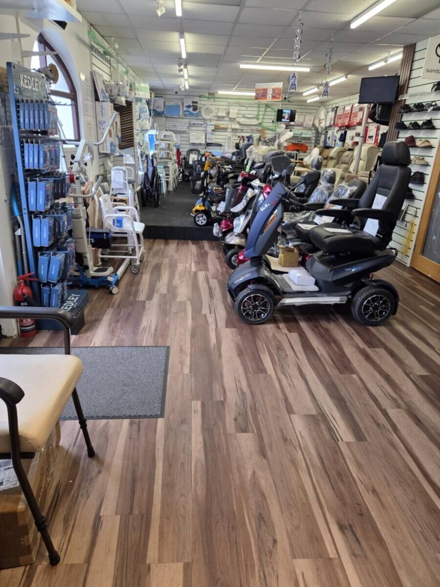 Two well-established mobility shops for sale in Wales
