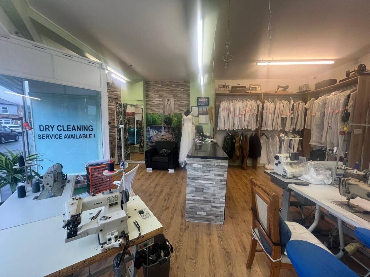 Tailor and dry cleaning business (receiving only) 