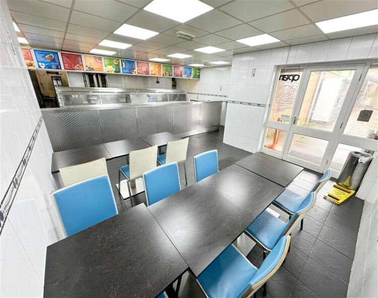 Long-established fish & chip shop, Kettering parade
