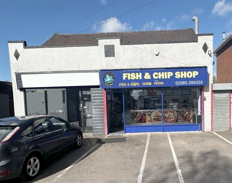 Detached freehold fish & chip shop with second retail unit, Cannock