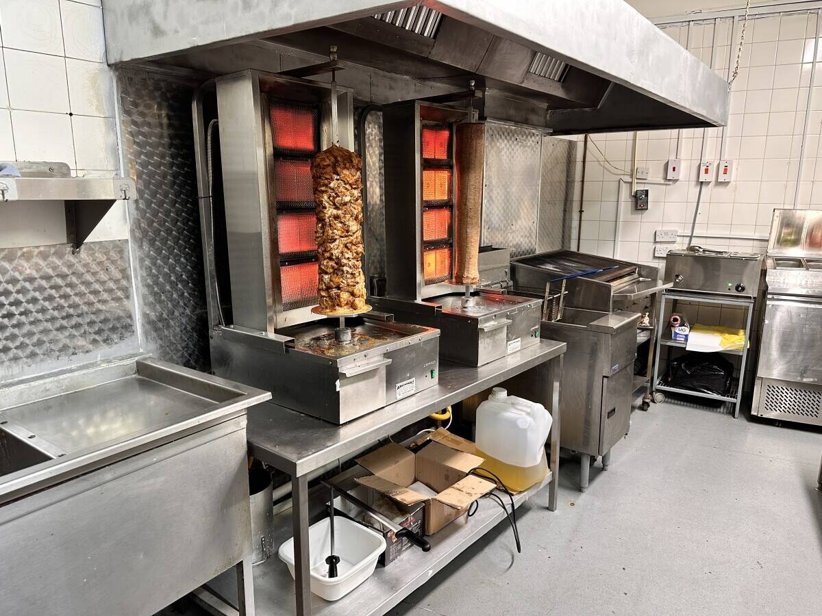 Kebab shop running business for sale 10 leasehold rent