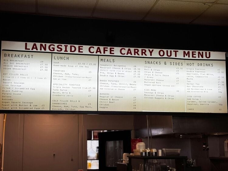 Long established cafe in Shawlands Glasgow