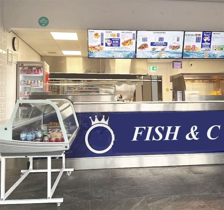 Modern fish & chip takeaway, end-of-parade Upton Photo 8