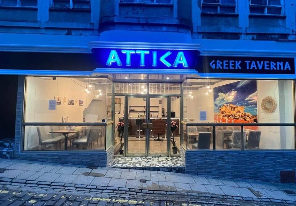 Attica Greek restaurant for sale in Dunfermline Fife