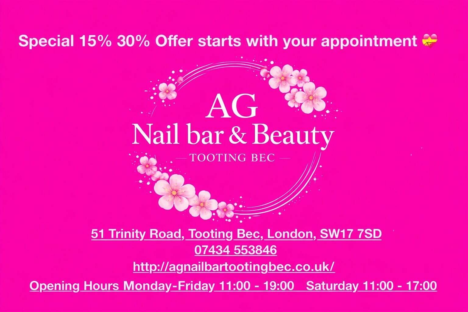 Beauty Salon and Nail Bar for sale in Tooting Bec London Photo 5