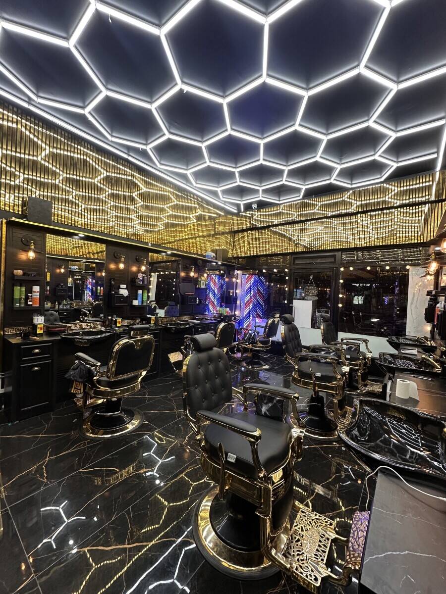 Afro carribean and Asian Turkish style luxury barber shop and academy 