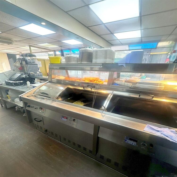 Substantial freehold fish & chip shop with restaurant and two flats, Pontypridd