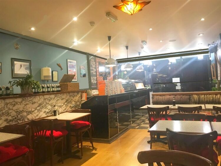 Fish & chip takeaway and restaurant, Kingston upon Thames